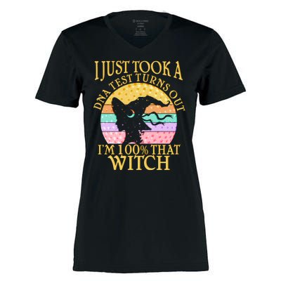 I'm 100% That Witch Halloween Women's Momentum V-Neck T-Shirt