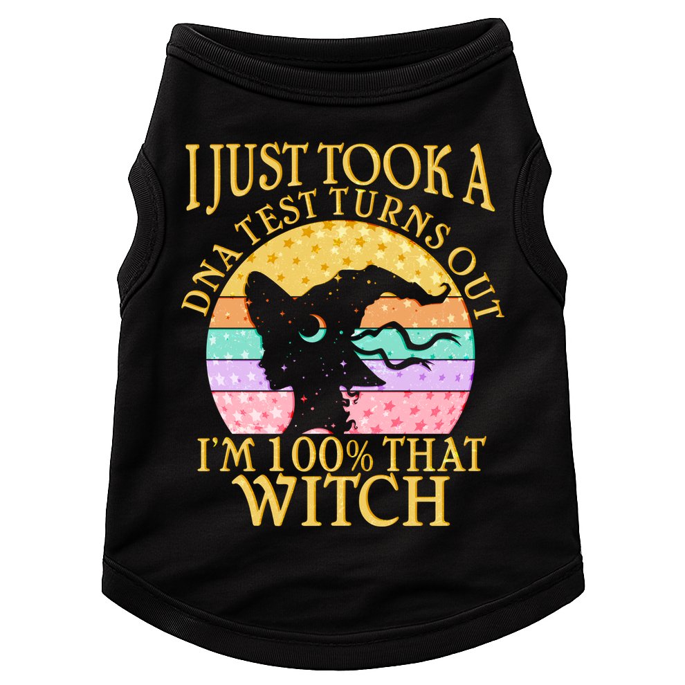 I'm 100% That Witch Halloween Doggie Tank