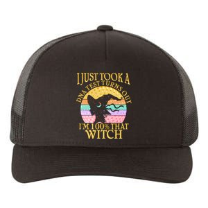 I'm 100% That Witch Halloween Yupoong Adult 5-Panel Trucker Hat