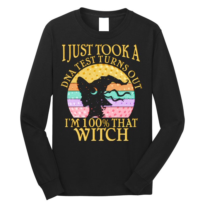 I'm 100% That Witch Halloween Long Sleeve Shirt