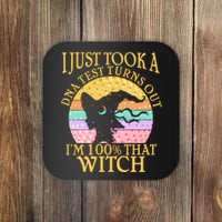 I'm 100% That Witch Halloween Coaster