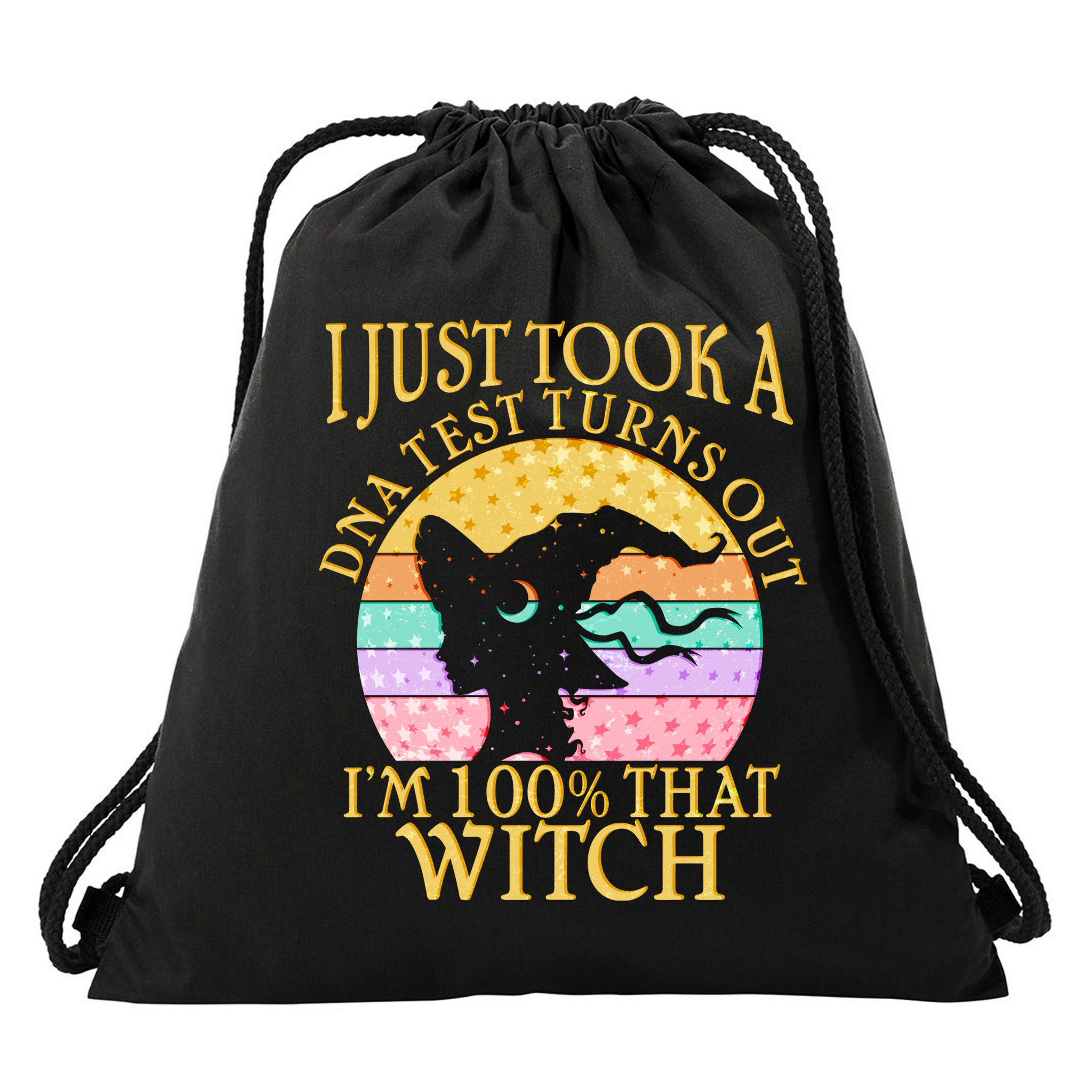 I'm 100% That Witch Halloween Drawstring Bag