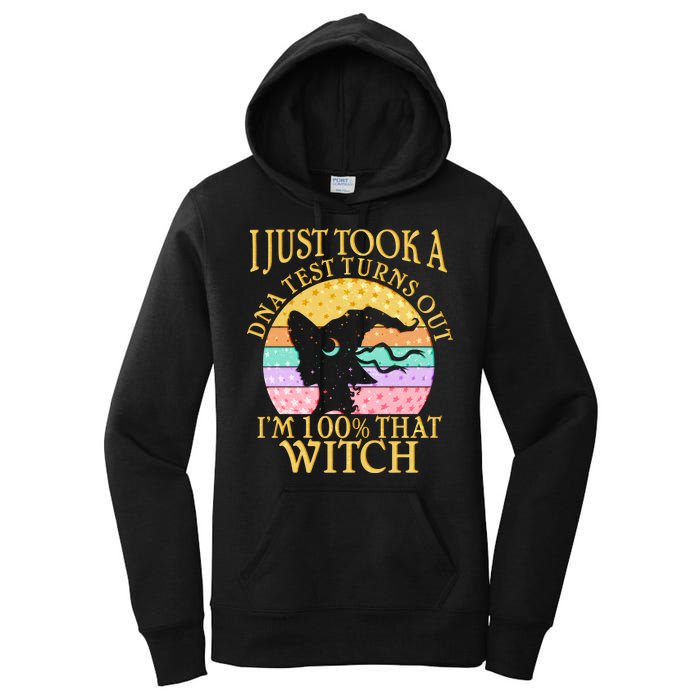 I'm 100% That Witch Halloween Women's Pullover Hoodie