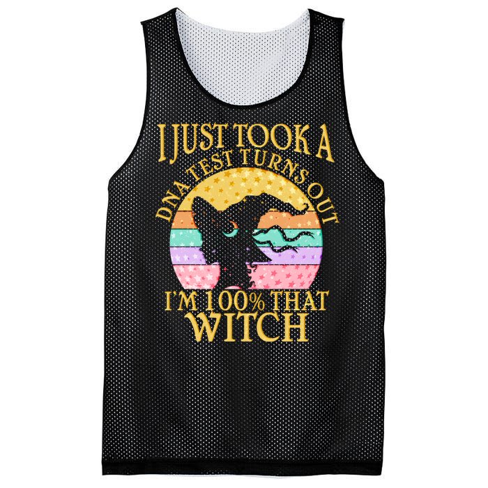 I'm 100% That Witch Halloween Mesh Reversible Basketball Jersey Tank