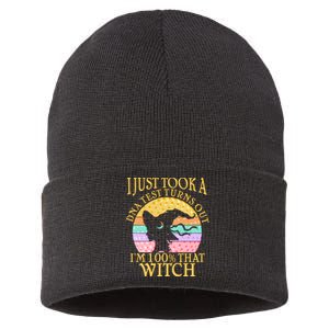 I'm 100% That Witch Halloween Sustainable Knit Beanie