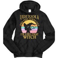 I'm 100% That Witch Halloween Tie Dye Hoodie