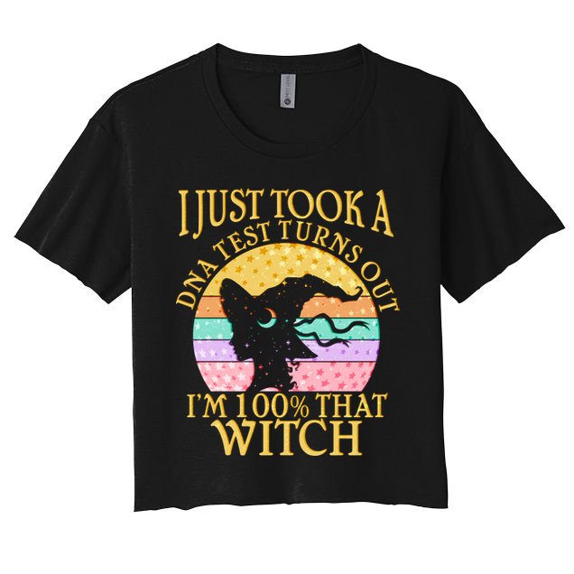I'm 100% That Witch Halloween Crop Top