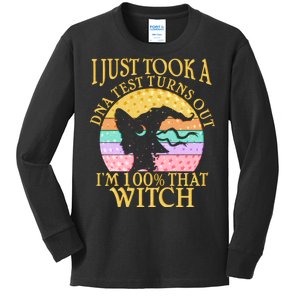 I'm 100% That Witch Halloween Kids Long Sleeve Shirt