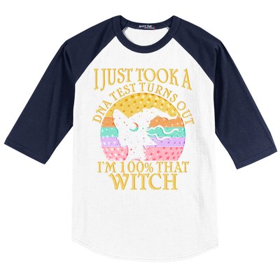 I'm 100% That Witch Halloween Baseball Sleeve Shirt