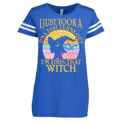 I'm 100% That Witch Halloween Enza Ladies Jersey Football T-Shirt