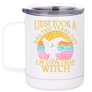 I'm 100% That Witch Halloween 12 oz Stainless Steel Tumbler Cup