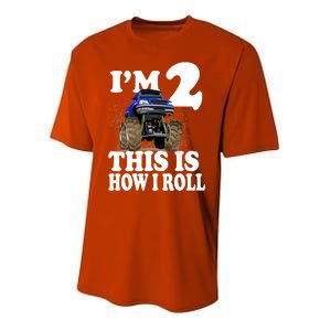 I'm 2 This Is How I Roll Youth Performance Sprint T-Shirt