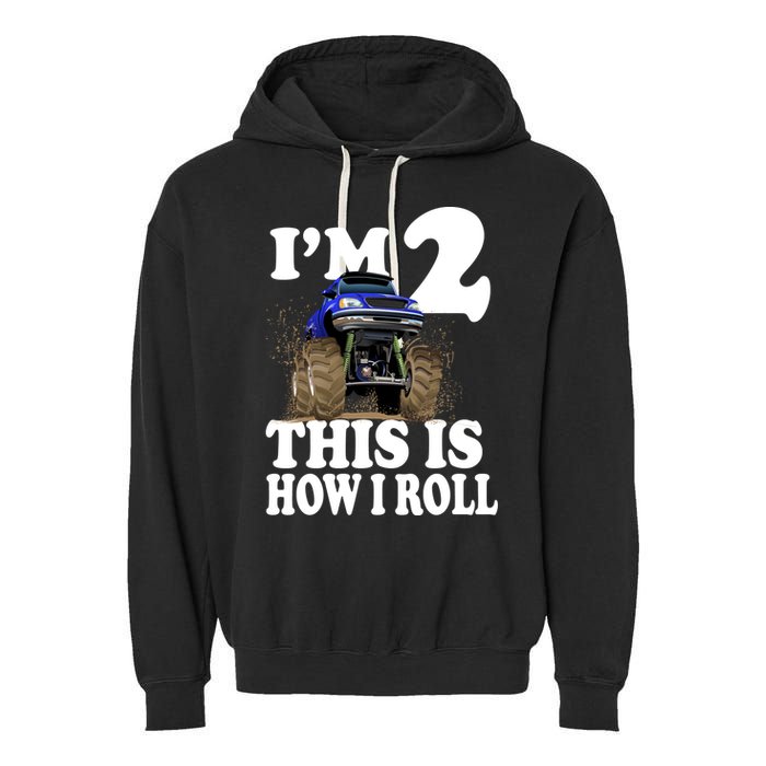 I'm 2 This Is How I Roll Garment-Dyed Fleece Hoodie