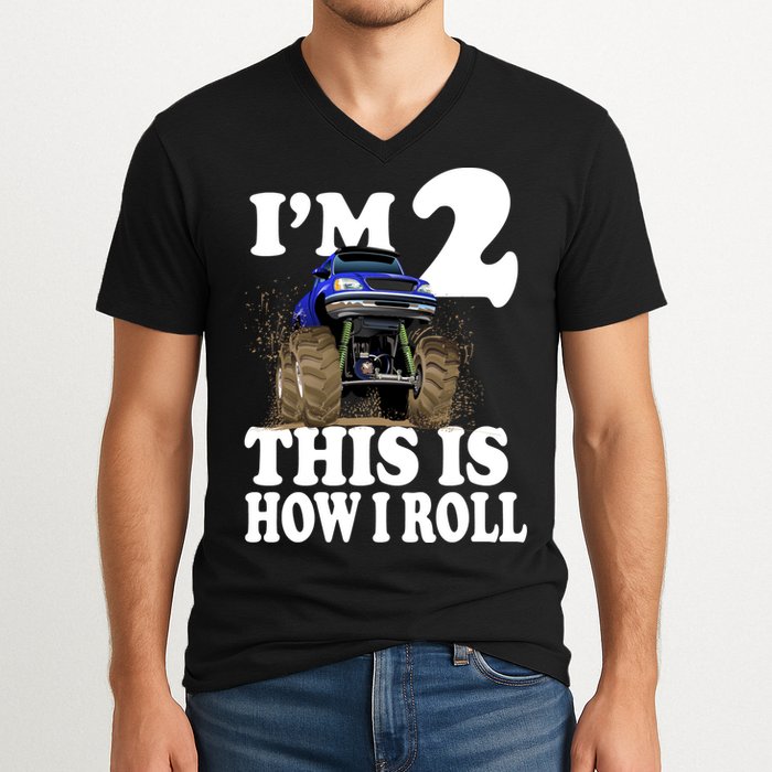 I'm 2 This Is How I Roll V-Neck T-Shirt
