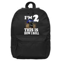 I'm 2 This Is How I Roll 16 in Basic Backpack