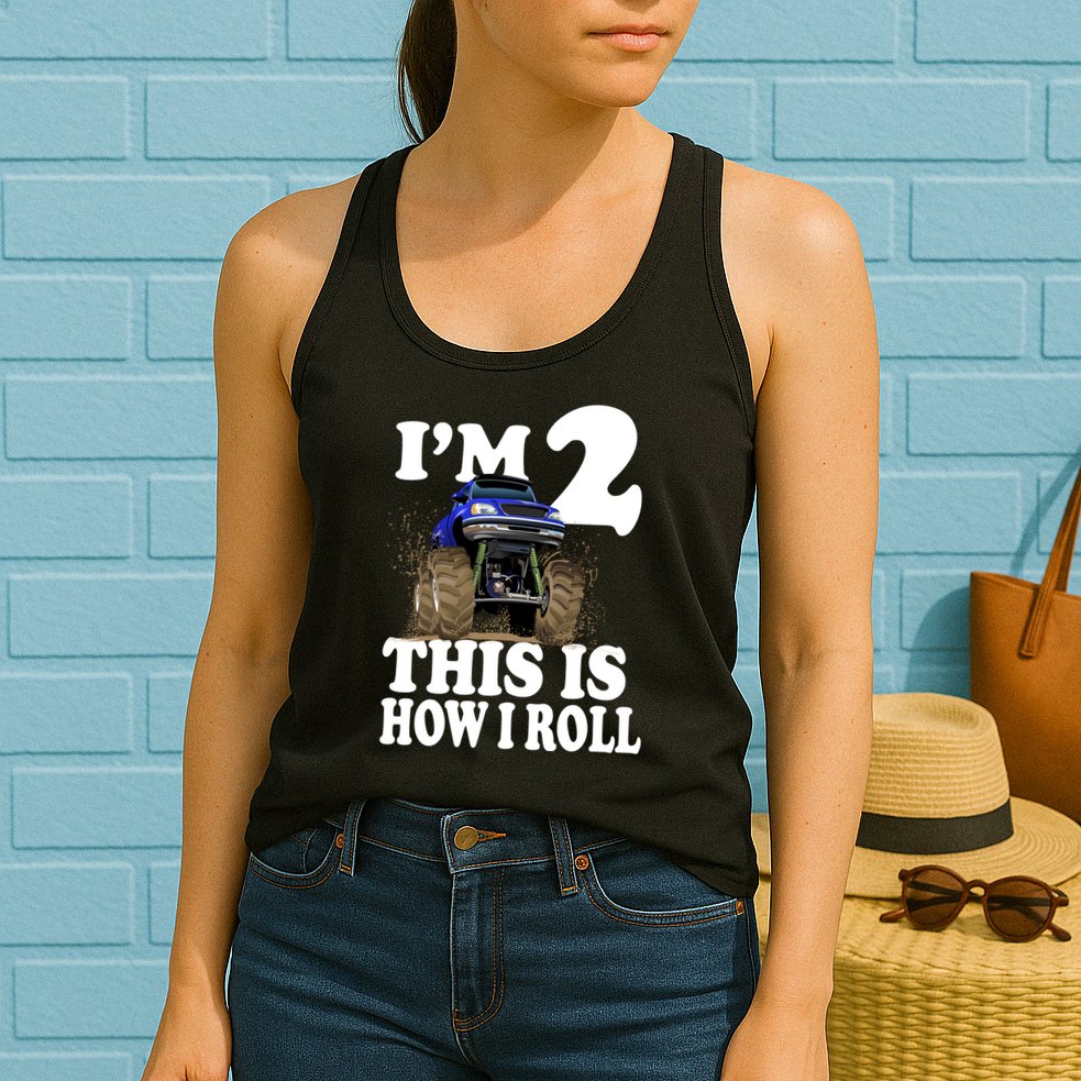 I'm 2 This Is How I Roll Womens Tank Top