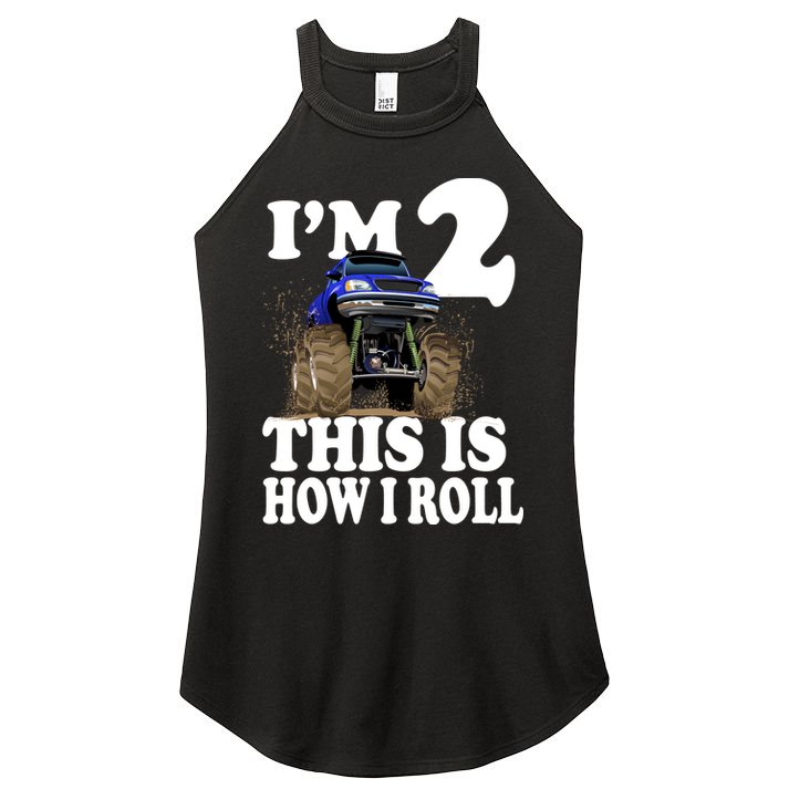 I'm 2 This Is How I Roll Women's Perfect Tri Rocker Tank