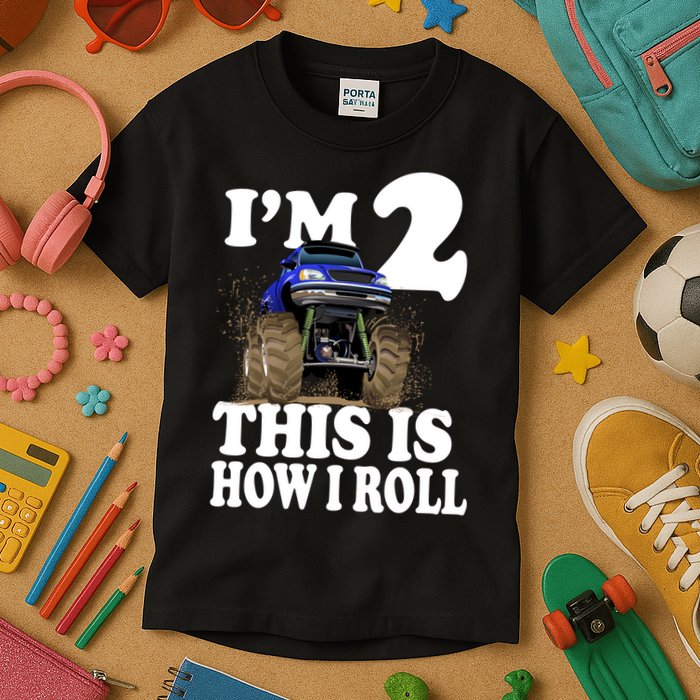 I'm 2 This Is How I Roll Kids T-Shirt