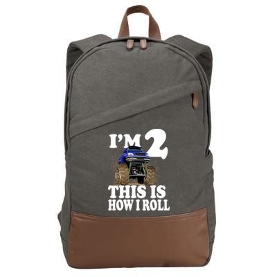 I'm 2 This Is How I Roll Cotton Canvas Backpack