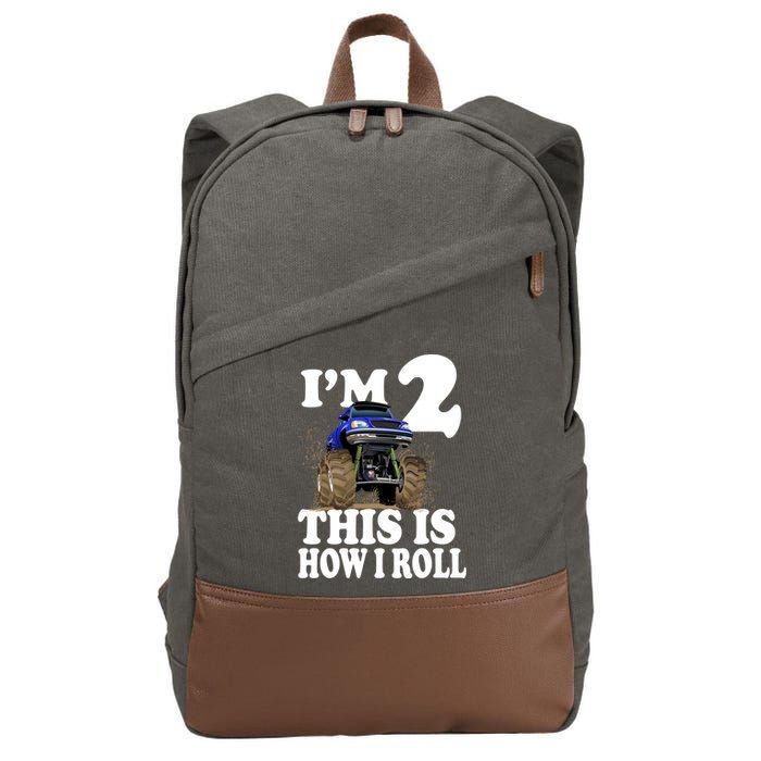 I'm 2 This Is How I Roll Cotton Canvas Backpack