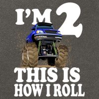 I'm 2 This Is How I Roll Cotton Canvas Backpack