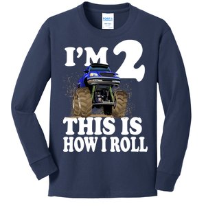 I'm 2 This Is How I Roll Kids Long Sleeve Shirt