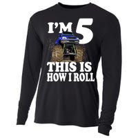 I'm 5 This Is How I Roll Monster Truck Cooling Performance Long Sleeve Crew