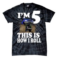 I'm 5 This Is How I Roll Monster Truck Tie-Dye T-Shirt