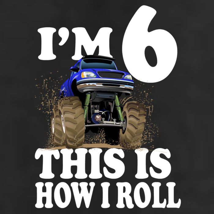 I'm 6 This Is How I Roll Monster Truck Cool Comfort Performance Bucket Hat