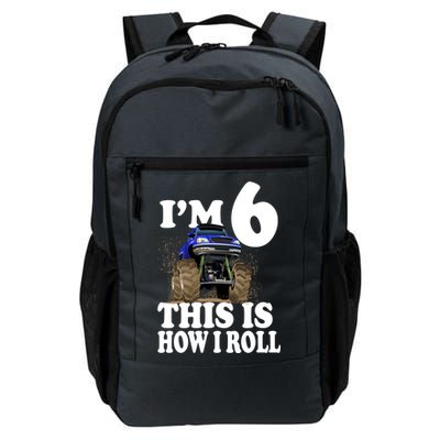 I'm 6 This Is How I Roll Monster Truck Backpack