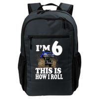 I'm 6 This Is How I Roll Monster Truck Backpack