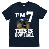 I'm 7 This Is How I Roll Monster Truck T-Shirt