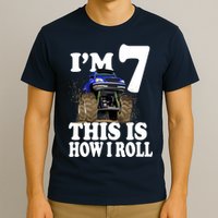 I'm 7 This Is How I Roll Monster Truck T-Shirt