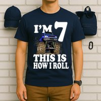 I'm 7 This Is How I Roll Monster Truck T-Shirt
