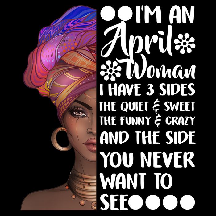 I'm A April Woman Cute Birthday Baby Bodysuit