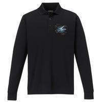 I'm a Beautician Not a Magician Hairdresser Performance Long Sleeve Polo