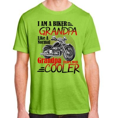 I'm A Biker Grandpa Except Much Cooler Adult ChromaSoft Performance T-Shirt