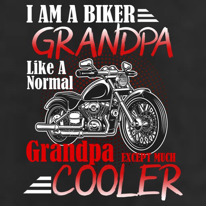 I'm A Biker Grandpa Except Much Cooler Cool Comfort Performance Bucket Hat