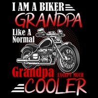 I'm A Biker Grandpa Except Much Cooler Impact Tech Backpack