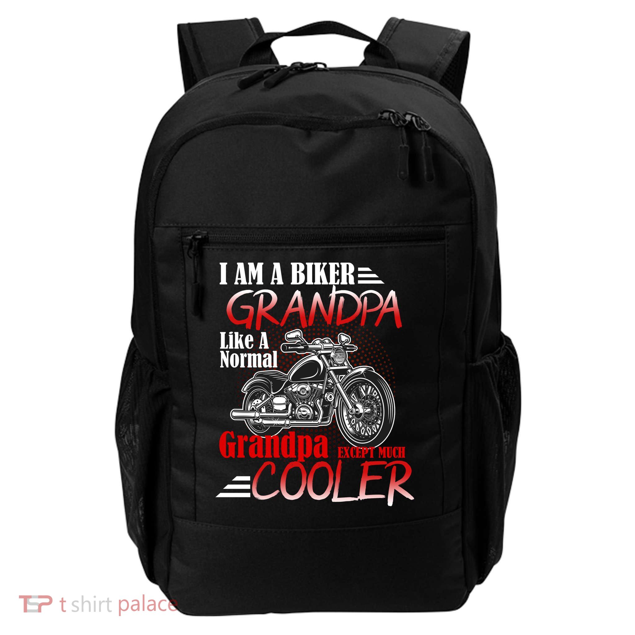 I'm A Biker Grandpa Except Much Cooler Backpack