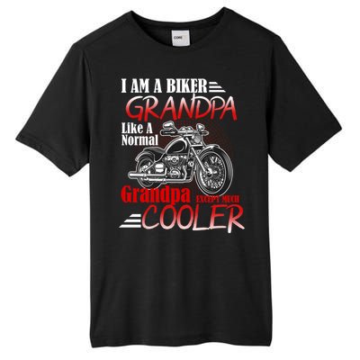 I'm A Biker Grandpa Except Much Cooler Tall Fusion ChromaSoft Performance T-Shirt