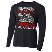 I'm A Biker Grandpa Except Much Cooler Cooling Performance Long Sleeve Crew