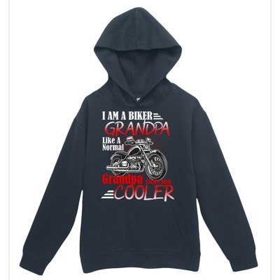 I'm A Biker Grandpa Except Much Cooler Urban Pullover Hoodie