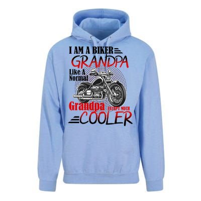 I'm A Biker Grandpa Except Much Cooler Unisex Surf Hoodie