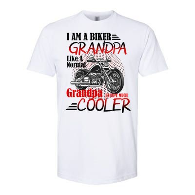 I'm A Biker Grandpa Except Much Cooler Softstyle CVC T-Shirt