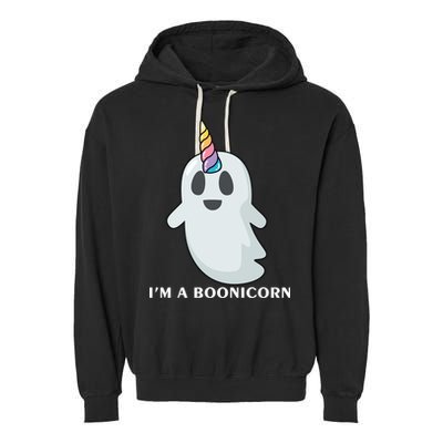 I'm A Boonicorn Funny Ghost Garment-Dyed Fleece Hoodie