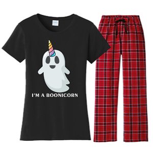 I'm A Boonicorn Funny Ghost Women's Flannel Pajama Set