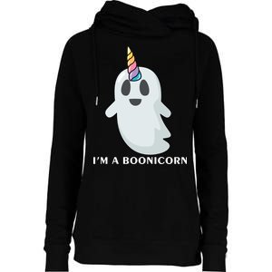 I'm A Boonicorn Funny Ghost Womens Funnel Neck Pullover Hood