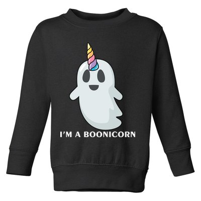 I'm A Boonicorn Funny Ghost Toddler Sweatshirt