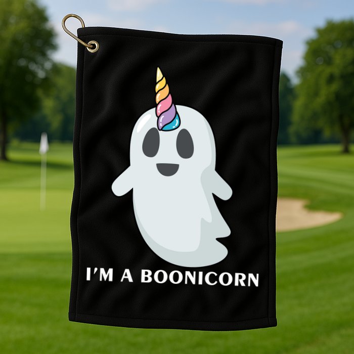 I'm A Boonicorn Funny Ghost Golf Towel